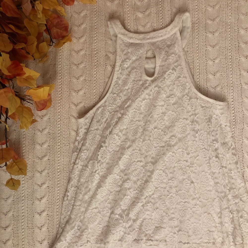 White Floral Torrid Tank Top
